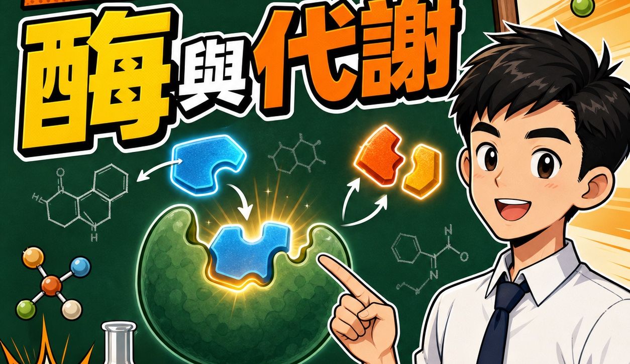 DSE 酶活性全攻略：溫度、pH 與新陳代謝重點－DSE生物科重點重溫2.0封面