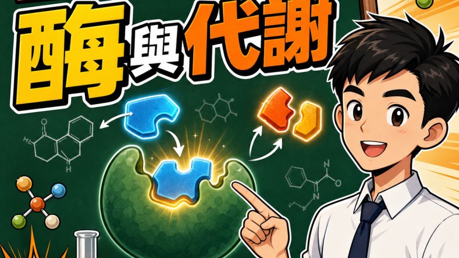 DSE 酶活性全攻略：溫度、pH 與新陳代謝重點－DSE生物科重點重溫2.0封面