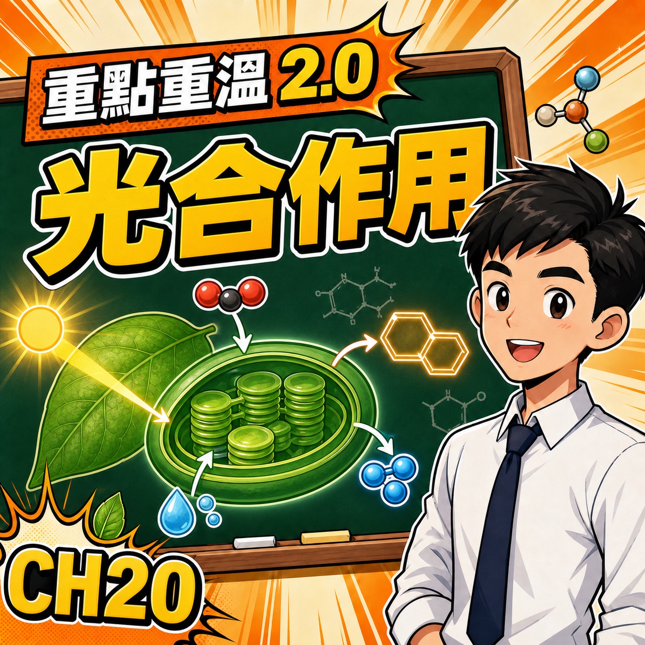 光合作用 DSE Biology:光反應、碳固定與限制因素-DSE生物科重點重溫2.0封面