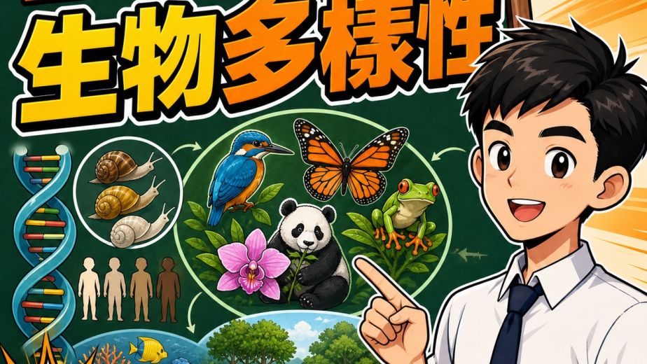 生物多樣性 DSE：三個層次、分類與保育價值－DSE生物科重點重溫2.0封面