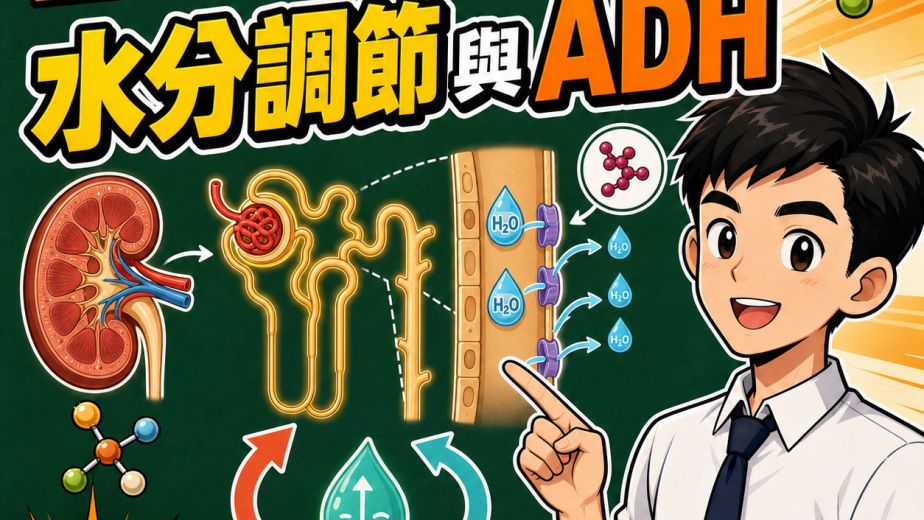 水分調節與 ADH：腎單位、負反饋及透析－DSE生物科重點重溫2.0封面