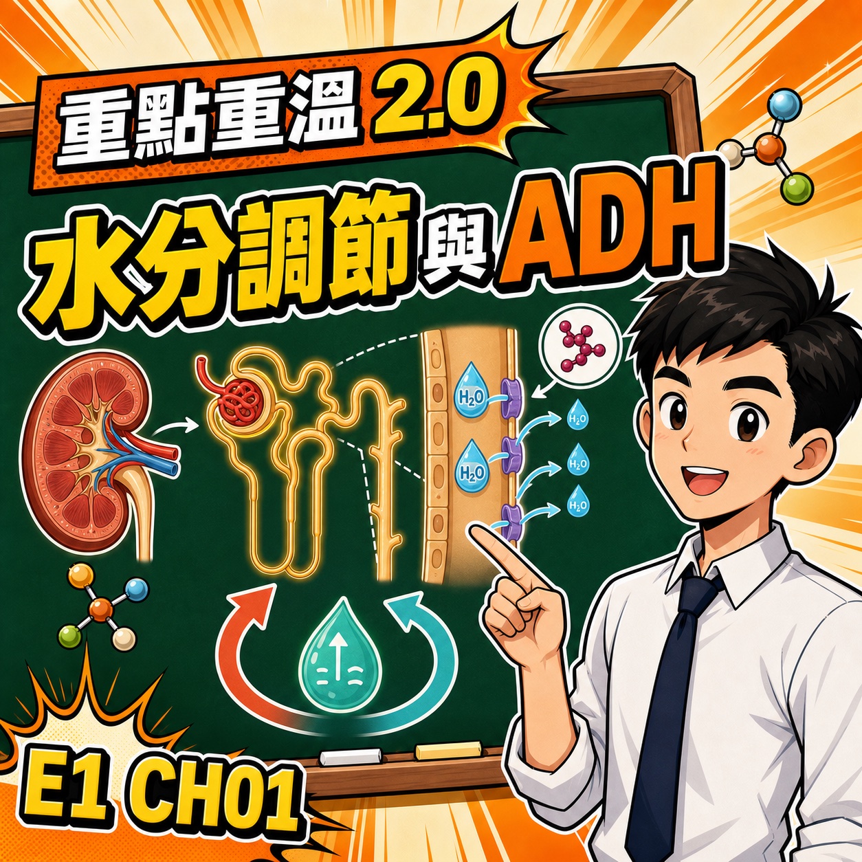 水分調節與 ADH:腎單位、負反饋及透析-DSE生物科重點重溫2.0封面