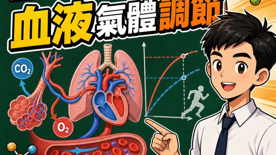 血液氣體成分調節：呼吸率、心率與運動圖表－DSE生物科重點重溫2.0封面