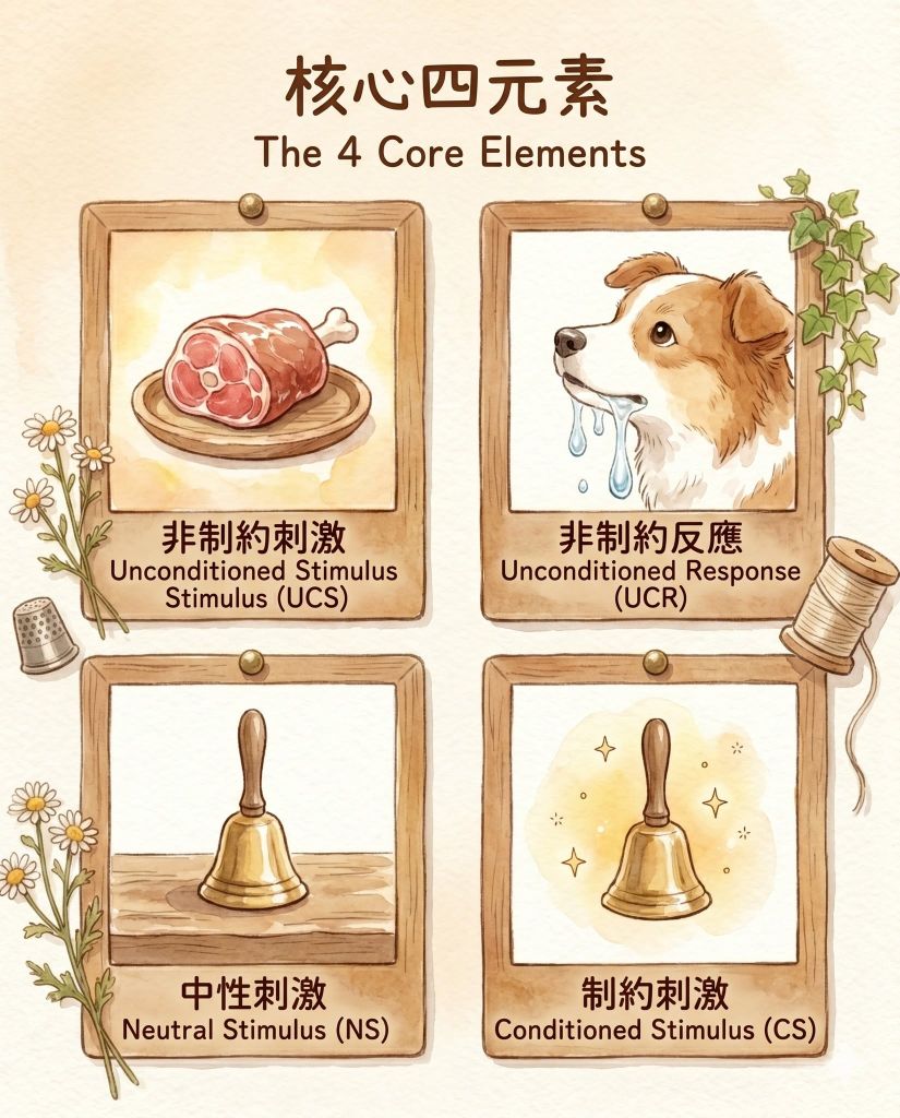 【DSE Bio 心理與神經學】看到酸梅就流口水？巴夫洛夫的狗與條件反射機制全解析｜DSE Biology 圖卡 3