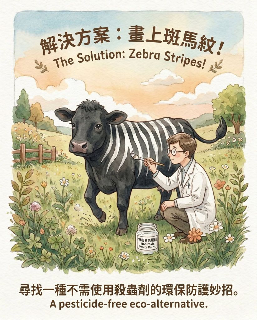 【DSE Bio 生物日常】把牛塗成斑馬？！笑到最後的搞笑諾貝爾獎與生物防禦機制｜DSE Biology 圖卡 5