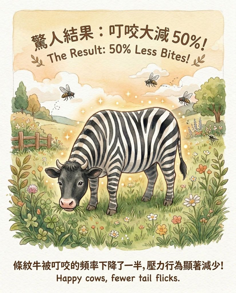 【DSE Bio 生物日常】把牛塗成斑馬？！笑到最後的搞笑諾貝爾獎與生物防禦機制｜DSE Biology 圖卡 7