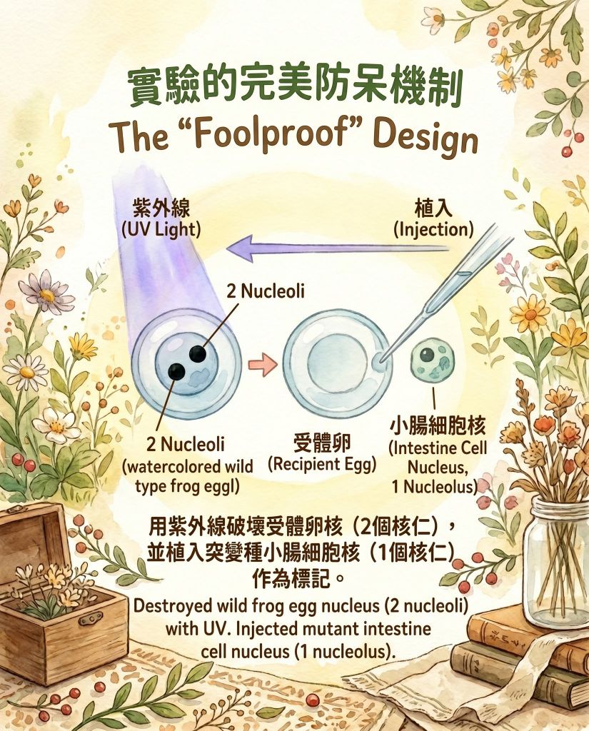 【DSE Biology 知識點】複製技術鼻祖：古魯東 (John Gurdon) 的青蛙核移植實驗與細胞分化迷思｜DSE Biology 圖卡 5