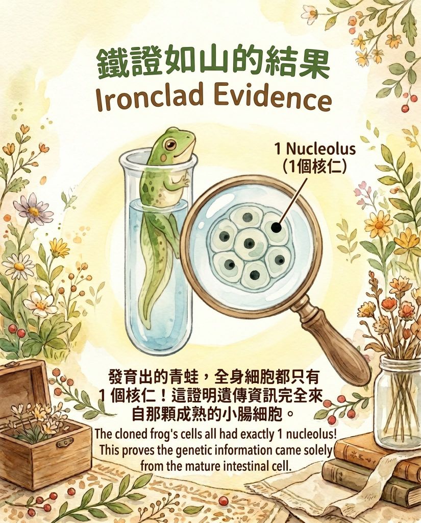 【DSE Biology 知識點】複製技術鼻祖：古魯東 (John Gurdon) 的青蛙核移植實驗與細胞分化迷思｜DSE Biology 圖卡 7
