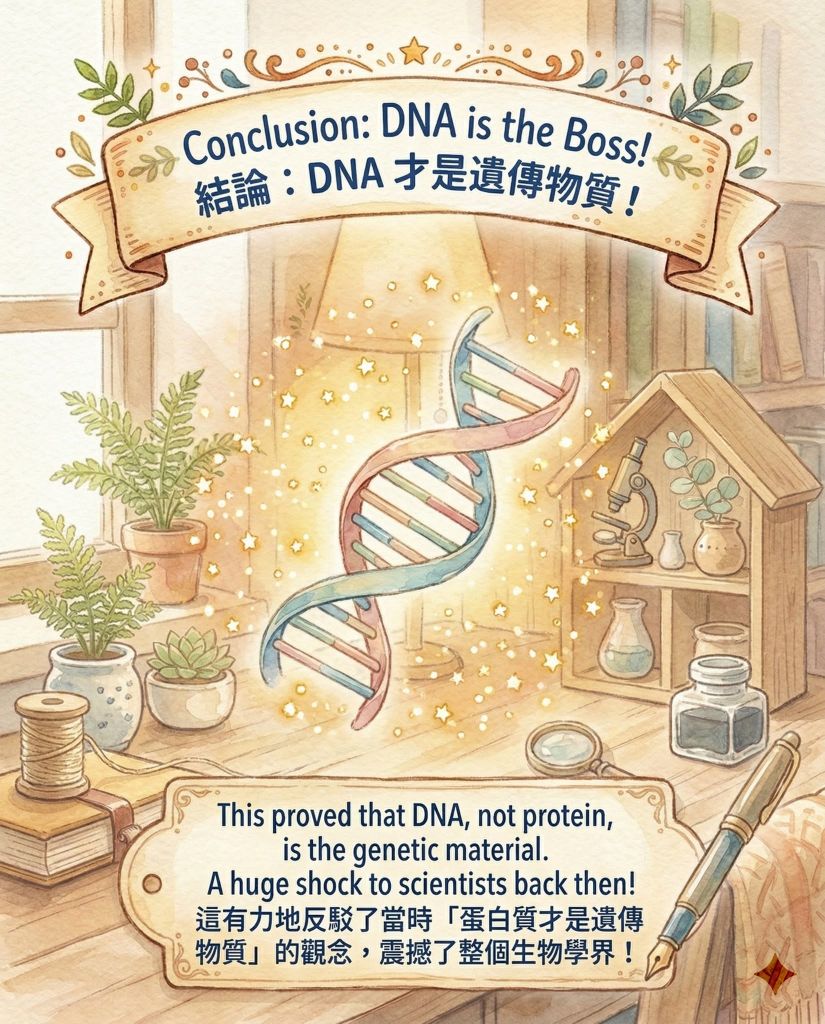 【DSE Bio 經典實驗】究竟是誰解開了 DNA 的身世之謎？格里菲斯與艾佛瑞的轉型實驗全解析｜DSE Biology 圖卡 13