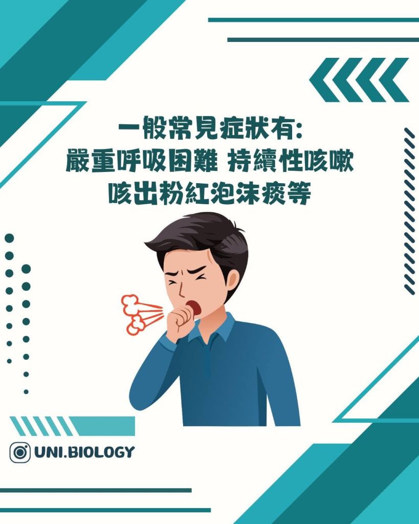 【DSE Bio 生物日常】咩叫肺水腫/肺積水？成因、症狀與治療機制全面拆解｜DSE Biology 圖卡 9