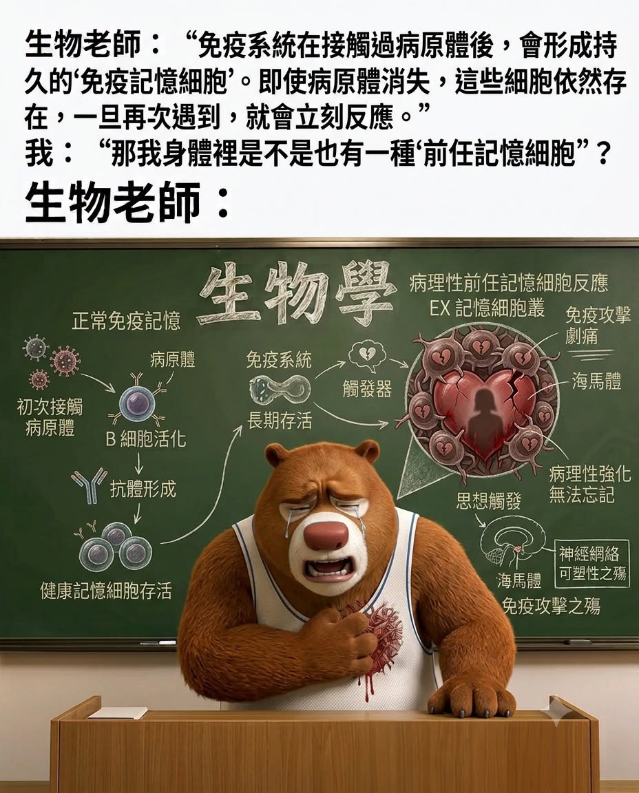 【DSE Bio 免疫學】你的身體可能比你更長情?從「免疫記憶細胞」笑看生物 Concept!|DSE Biology 圖卡 2