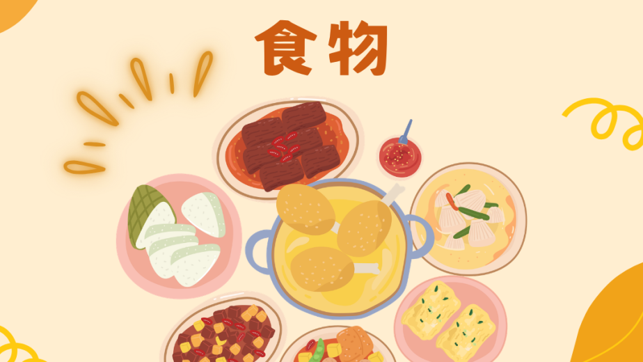 食物與七類營養素的 DSE Biology 概念圖