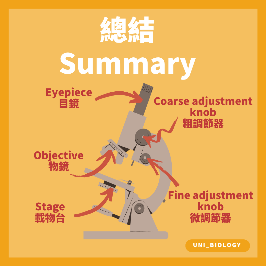 光學顯微鏡目鏡物鏡載物台粗調及微調部件總結