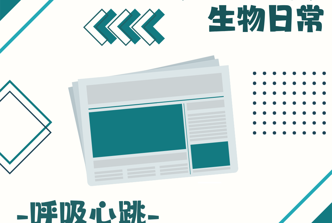 生物日常呼吸與心跳主題封面