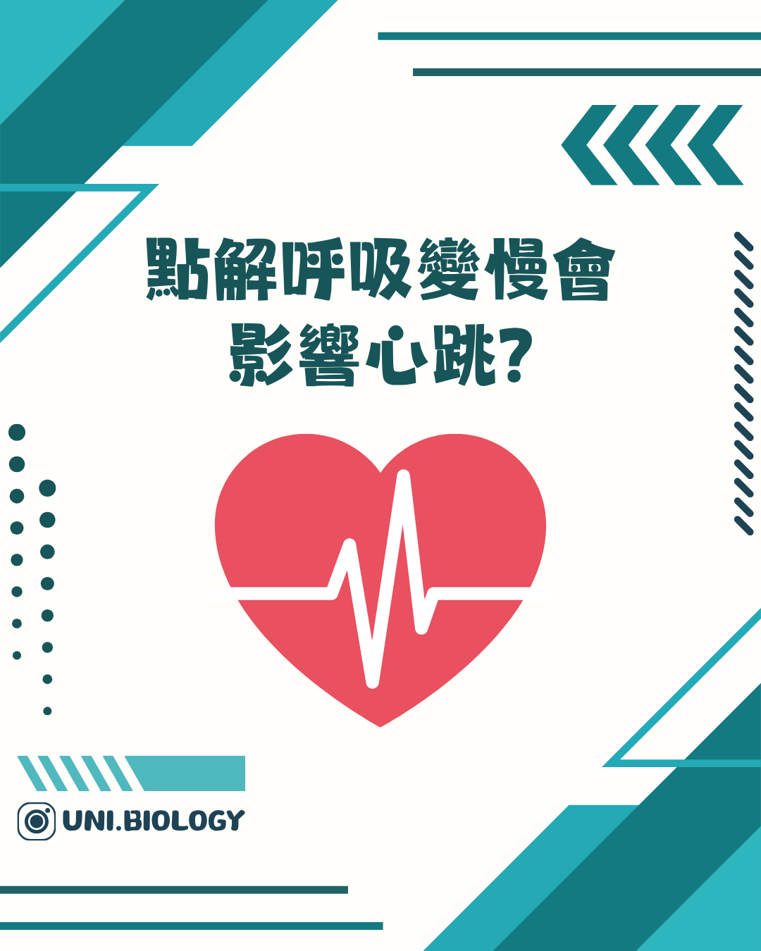 呼吸速度如何影響心跳的提問