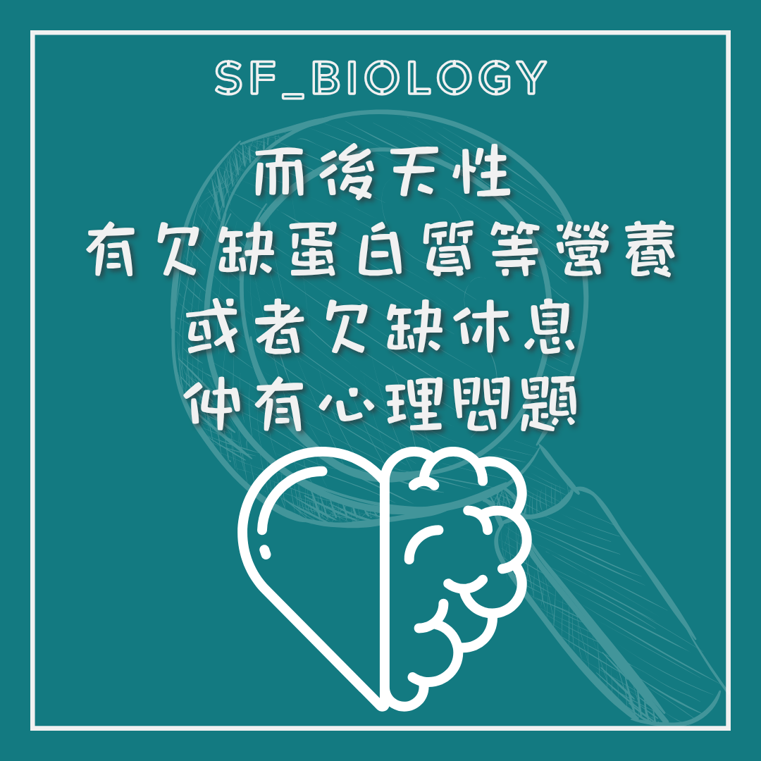 營養缺乏或心理及疾病因素可能與早白相關